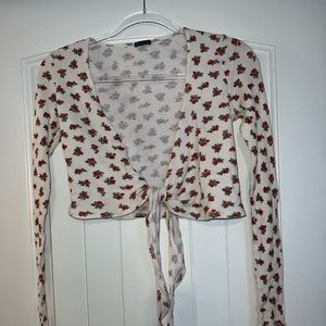 Brandy Melville wrap tie top.